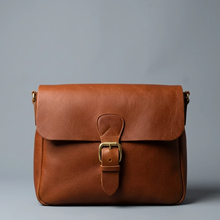 Bolsa estruturada dourada